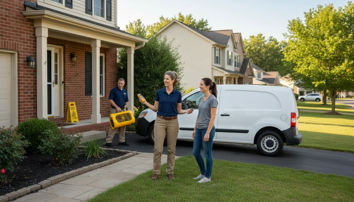 Water restoration image for Dehumidification And Cleanup Services in Pelham, GA